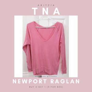 Aritzia TNA Neon Newport Raglan Shirt